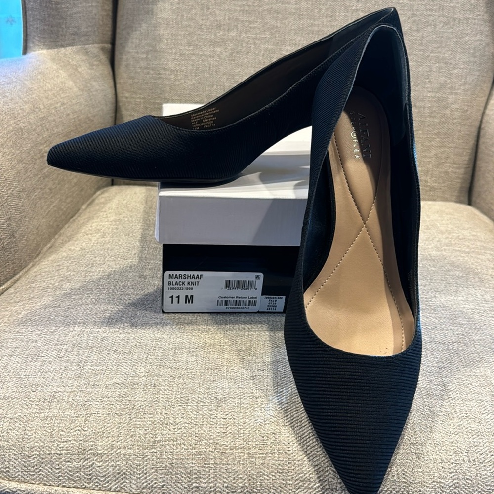 Black Knit Kitty Pump Alfani size 11
